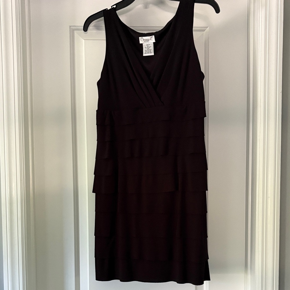 Black Layered Mini Dress